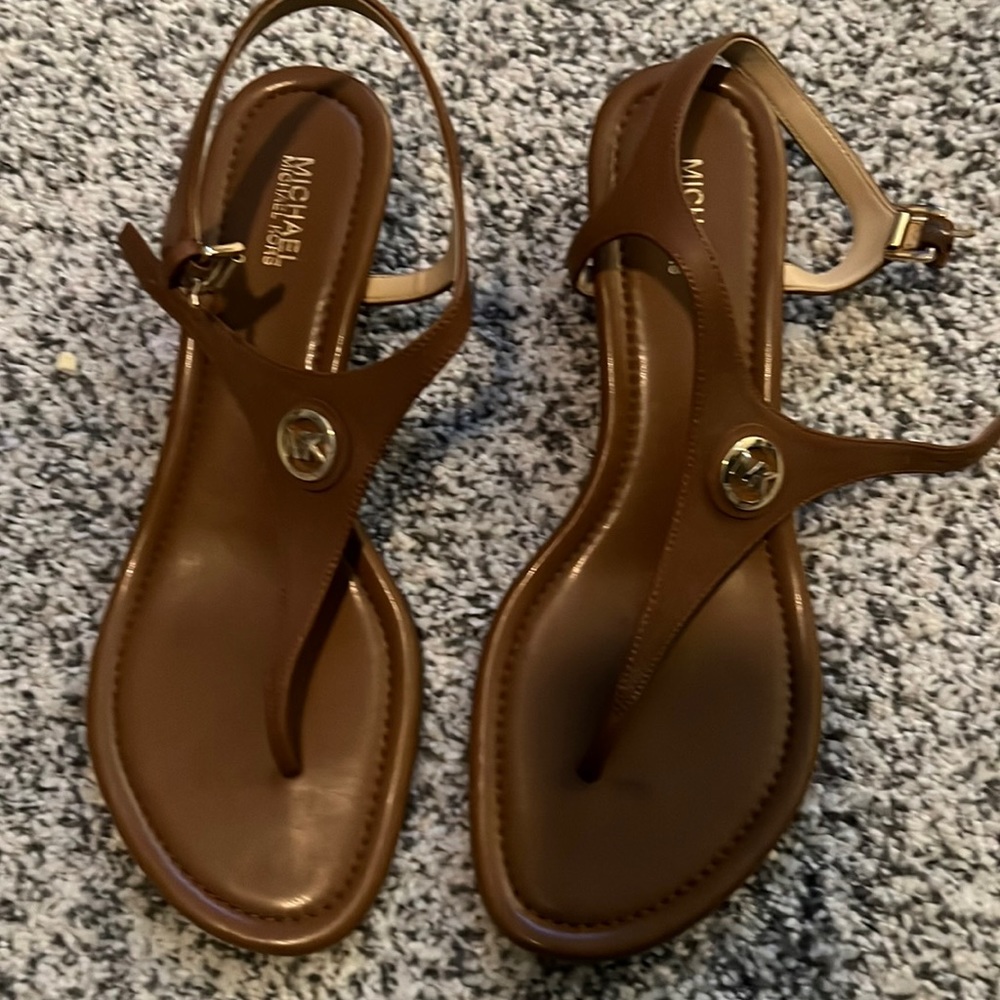 MK Brown Sandles size 8.5